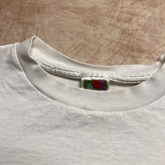 Vintage 90s Auto Pilots University Novelty Print T-Shirt Funny Fruit of the Loom - Picture 5 of 8